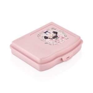 Qlux Twin Lunch Box Pink (L-00408)