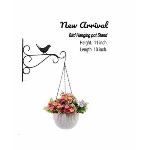 Leaf Gardening Bird Hanging Pot Stand