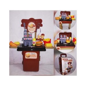 Little Angels 4 In 1 Fast Food Suitcase Toy For Kids