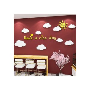 LookNBuy Clouds Wall Art (0084)