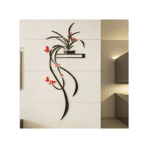 LookNBuy Flower Acrylic Wall Art (0079)