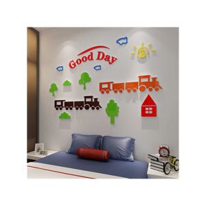 LookNBuy Good Day Train Wall Art (0074)