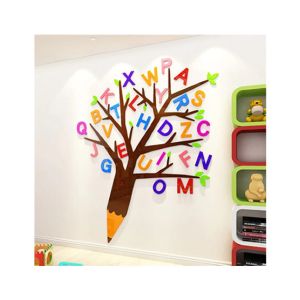 LookNBuy Letters Tree Wall Art (0064)