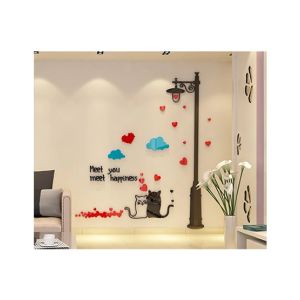 LookNBuy Meet You Meet Happiness Acrylic Wall Art (0058)