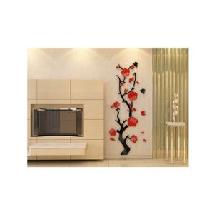 LookNBuy Plum Blossom Flower Pattern Wall Art (0052)