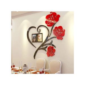 LookNBuy Rose Flower Wall Art (0089)