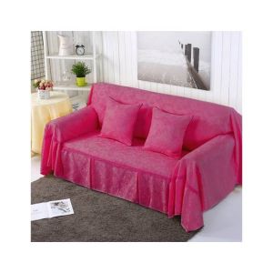 Maguari 5 Seater Sofa Couch Cover Protector Pink