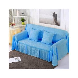 Maguari 5 Seater Sofa Couch Cover Protector Sky Blue