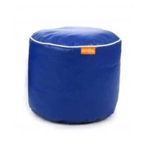 Maguari Foot Rest Round Stool Beans Bag Blue