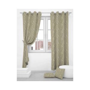 Maguari Jacquard Curtain 2 Pcs Beige (0107)