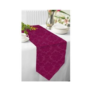 Maguari Jacquard Table Runner Dark Pink (0502)