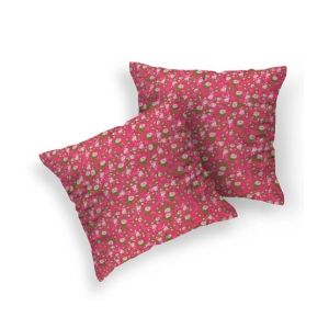 Maguari Jersey Flowers Print Cushion Cover