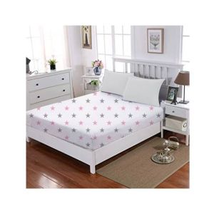 Maguari Jersey Mattress Fitted Single Bed Sheet White (0436)