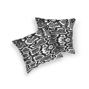 Maguari Jersey Snake Design Print Cushion Cover