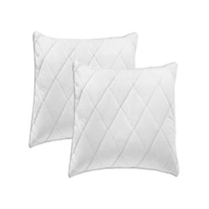 Maguari Quilted Filled Cushion 2 Pcs White