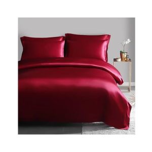 Maguari Satin Silk Duvet Cover Red (0384)