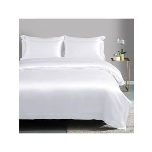 Maguari Satin Silk Duvet Cover White (0379)