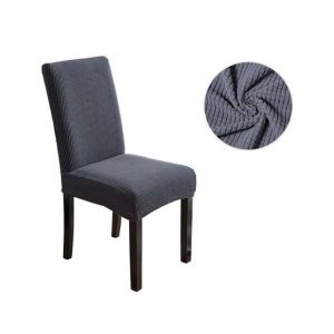 Maguari Stretch Jacquard Crocodile Chair Grey