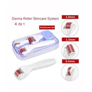 Muzamil Store 4 in 1 Derma Roller Micro Needles Set