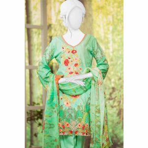 Naayaab Minty Slush Lawn Unstitched 3 Piece