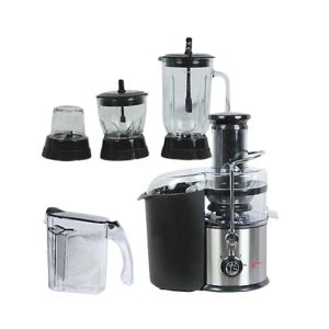 National Gold 4 In 1 Juicer Blender and Grinder - Black (NG-2015)