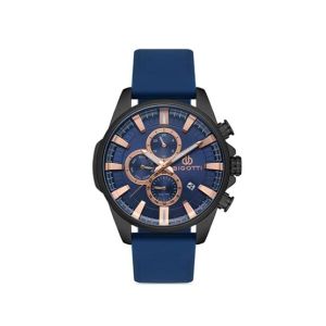 Bigotti Leather Men's Watch Blue (BG.1.10335-4)