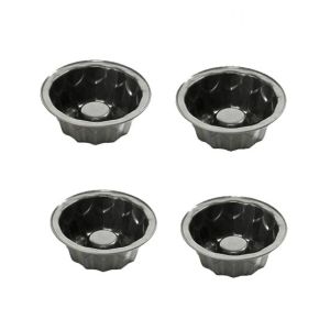 Premier Home Round Cake Tins - Set of 4 Black (104263)