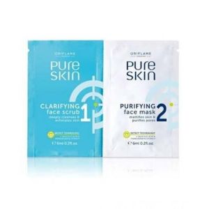 Oriflame Pure Skin Clarifying Face Scrub & Face Mask