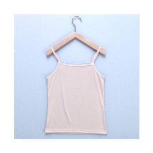 Pen&Paper Spaghetti Strap Camisole Vest For Women Beige