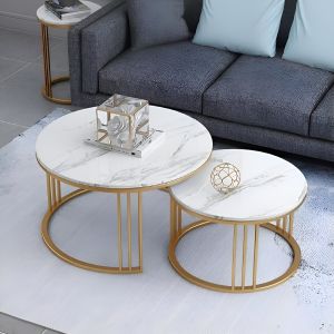 Zeki Decor Coffee Table - Set of 2-White