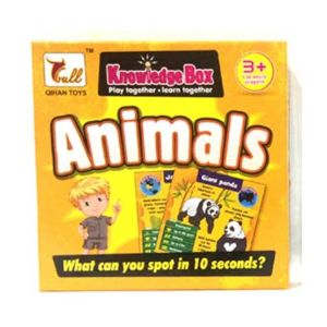 Planet X Animals Knowledge Box Learning Cards Game (PX-10457)