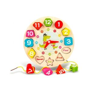 Planet X Qiyi Seton Shape Wooden Puzzle Clock (PX-11902)