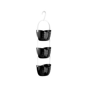 Premier Home 3 Tier Black Shower Caddy (1601485)