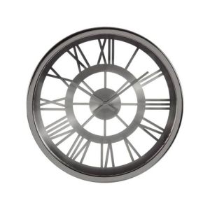 Premier Home Bailie 35cm Chrome Wall Clock (2201023)