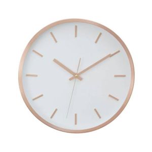 Premier Home Elko Large 3D Effect Copper Hued Wall Clock (2201088)