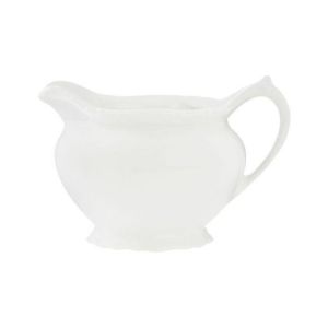 Premier Home Embossed White Creamer (80123CN)