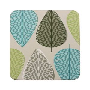 Premier Home Green Leaf Coasters Pack Of 4 (1203605)