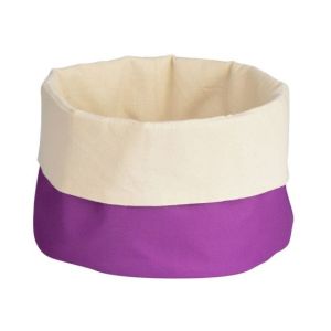 Premier Home Rounded Bread Basket Purple/Cream (1901093)