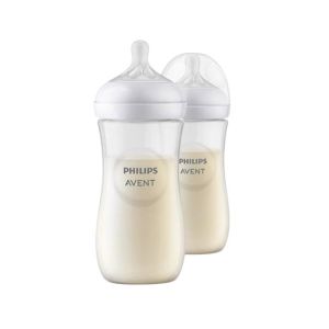 Philips Avent Natural Baby Bottle 330ml - Pack Of 2 (SCY906/02)