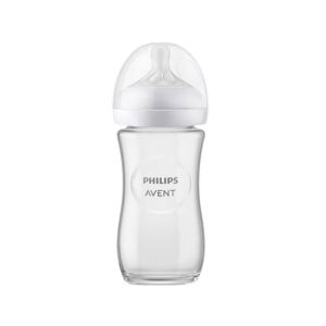 Philips Avent Natural Response Glass Baby Bottle 240ml (SCY933/01)