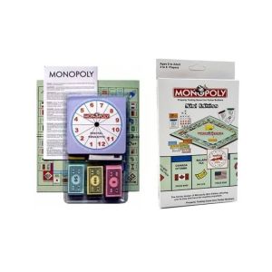 Planet X Travel Mini Edition Monopolys Business Board Game For Kids (PX-11352)