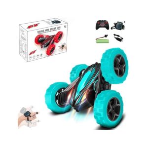 Planet X Remote Control Flip Car Green (PX-11482)