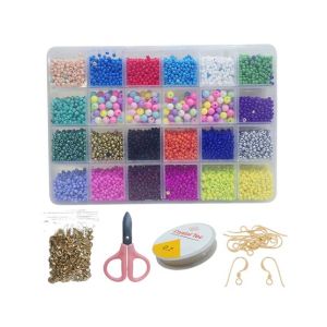 Planet X Creative Sting Multicolor Beads Jewelry Activity Set (PX-11643)