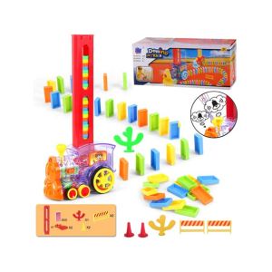 Planet X Domino Train Toy Set with 60 Pcs Colorful Dominoes Game (PX-11689)