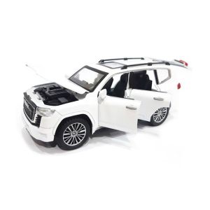 Planet X Land Cruiser Scale Die Cast Toy Car White (PX-12006)