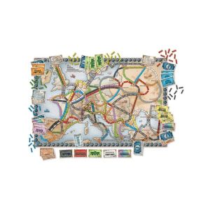 Planet X Ticket to Ride Europe trategy Board Game For Kids (PX-11886)