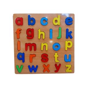 Planet X Wooden Small ABC Alphabets 3D Board Puzzle For Kids (PX-11979)