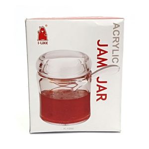 Quickshopping Acrylic Sugar Pot With Spoon