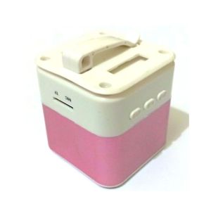 Quickshopping Texture Mini Bluetooth Speaker Pink