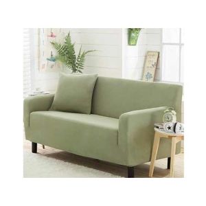 Rainbow Linen Jersey Sofa Cover 6 Seater Light Green